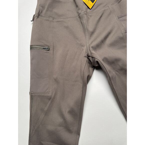 Carhartt Pants Womens Small Brown BN3609-W Force Fitted Workwear Stretch Utility - Picture 3 of 11